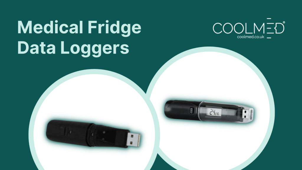 Medical fridge data loggers graphic by CoolMed